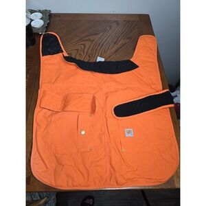 CARHARTT Hunter Orange Waterproof Hunting Insulated Duck Cloth Dog Chore Coat XL